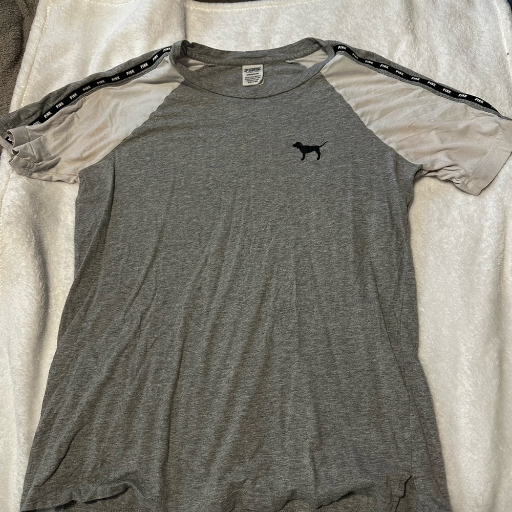 PINK Victoria's Secret Heather Gray Tee